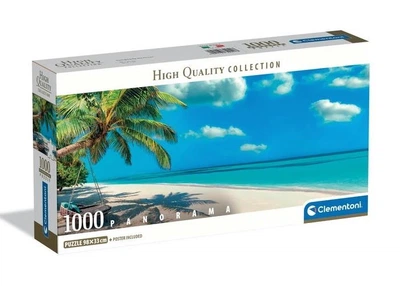 Пазл Clementoni Качаясь у океана (Swinging By The Ocean Panorama Puzzle - 1000 pcs.), 1000 эл. (панорама) (39941)