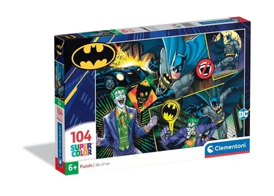 Пазл Clementoni SuperСolor: Бетмен та Джокер, DC Comics (SuperСolor - Batman&Joker Puzzle - 104 pcs.), 104 ел. (25031)