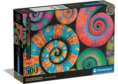Пазл Clementoni Color Boom Collection: Кудрявые хвосты (Color Boom Collection - Curly Tails Puzzle - 500 pcs.), 500 эл. (35529)