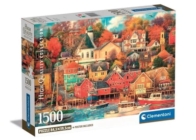 Пазл Clementoni High Quality Collection: Спокойная гавань, Чак Пинсон (High Quality Collection - Good Times Harbour Puzzle - 1500 pcs.), 1500 эл. (31713)
