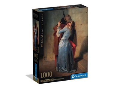 Пазл Clementoni Museum Collection: Поцелуй, Франческо Айец (Museum Collection - Hayez - The Kiss Puzzle - 1000 pcs.), 1000 эл. (37064)
