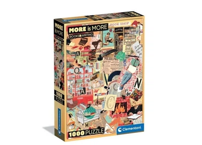 Пазл Clementoni More is More: Книги и письмо (More Is More - Books&Writing Puzzle - 1000 pcs.), коллаж, 1000 эл. (37074)