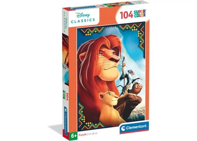 Пазл Clementoni SuperСolor: Король Лев, Disney (SuperСolor - Disney Lion King Puzzle - 104 pcs.), 104 эл. (25052)