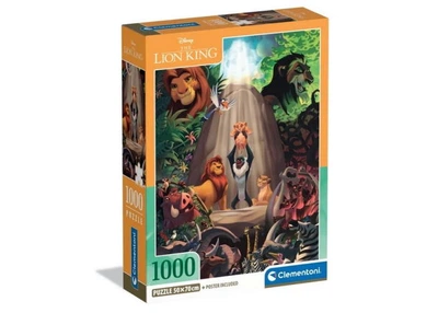 Пазл Clementoni Львенок и его друзья, Король Лев, Disney (Disney The Lion King Puzzle - 1000 pcs.), 1000 эл. (39902)