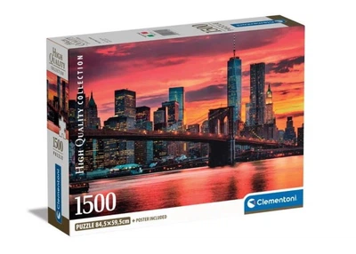 Пазл Clementoni High Quality Collection: Ист-Ривер на закате, Нью-Йорк, США (High Quality Collection - East River At Dusk Puzzle - 1500 pcs.), 1500 эл. (31712)