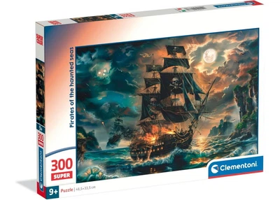 Пазл Clementoni Super: Приключения пиратов (Super - Pirates of the Haunted Seas Puzzle - 300 pcs.), 300 эл. (21738)