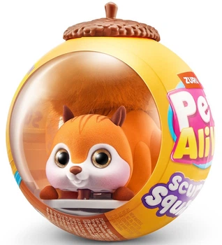 Інтерактивна м'яка іграшка Білочка Pets Alive ZURU S1 (18 см) 9565A