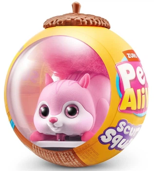 Інтерактивна м'яка іграшка Білочка Pets Alive ZURU S1 (18 см) 9565B