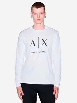 Лонгслів чоловічий Armani Exchange 818264462 L Білий (1162219445)
