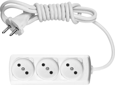 Мережевий фільтр-подовжувач Borsan 5 м 3 розетки White (BR-1543-510)