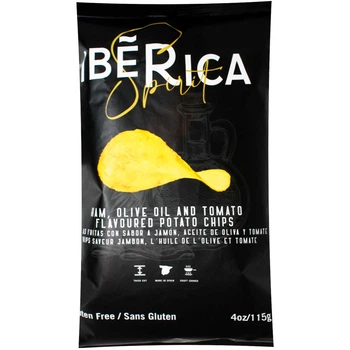 Чипси з хамоном, оливковою олією і томатами Iberica 115 г (21608318)