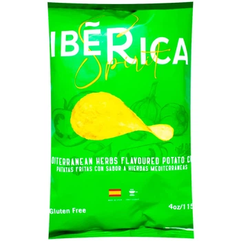 Чипси із середземноморськими травами Iberica 115 г (21608312)