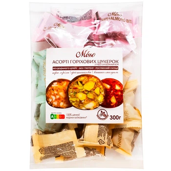 Цукерки Горіхові Асорті Misso 300 г (21656114)