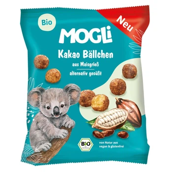 Снек з какао у формі серця Mogli 30 г (21719438)