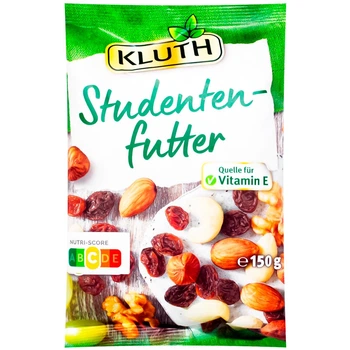 Суміш горіхів та сухофруктів Kluth 150 г (21771745)