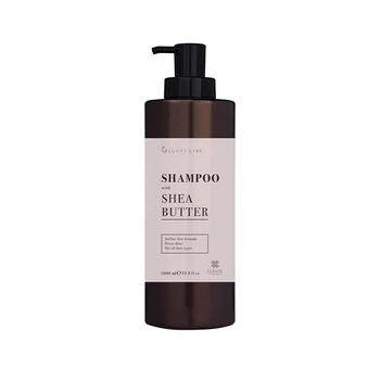 Шампунь безсульфатний для блиску волосся CLEVER Glossy Line з олією ші для фарбованого волосся 1000 мл