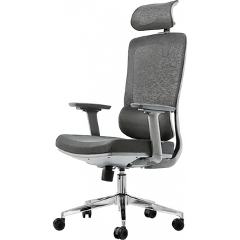 Офисное эргономичное кресло GT Racer B-2633 Gray/Gray