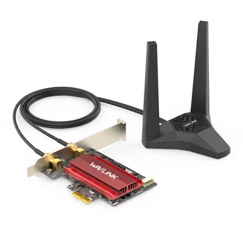 Wi-Fi/Bluetooth адаптер Wavlink Intel BE200 WiFi7 / Bluetooth 5.4 / PCI Express (WL-WN685BE3)