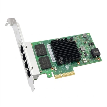 Сетевая карта EB-LINK Intel I350AM4 PCI Express x4 / Gigabit Ethernet / 4 порта