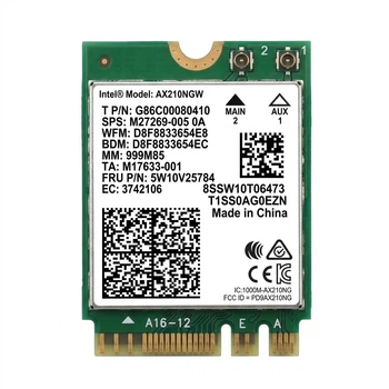 Мережева карта COMFAST CF-AX210-M WiFi6 / 5374 Мбіт/с / Bluetooth 5.3 / M.2