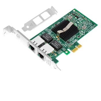 Мережева карта EB-LINK Intel 82575 / 2 порти / PCI Express / Gigabit Ethernet
