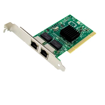 Карта сетевая PERCKO Intel 82546 PCI гигабитная двухпортовая для сервера