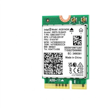 Мережева карта EB-LINK Intel AX201 WiFi6 / 2974 Мбіт/с / Bluetooth 5.2 / M.2