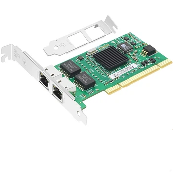 Сетевая карта EB-LINK PCI гигабитная на 2 порта на чипе Intel 82546