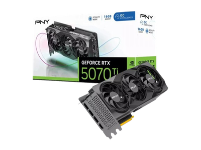 Відеокарта GeForce RTX 5070 Ti 16GB PNY Triple Fan OC (VCG5070T16TFXPB1-O)