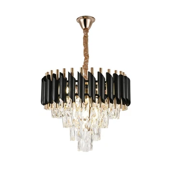 Світильник підвісний LUMINARIA VALERY 8xE14 R480 BLACK/GOLD
