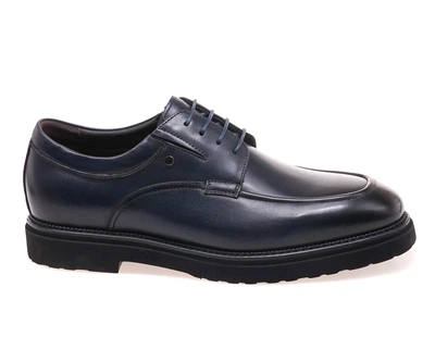 Туфли комфорт мужские STREBO AM80705-3-15/DEEP BLUE LTHER 42 Синий