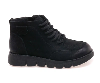 Черевики жіночі LIFEXPERT F19-25L036-3/BLACK NUB 37 Чорний
