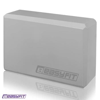 Блок для йоги EasyFit EVA Сірий 4631033