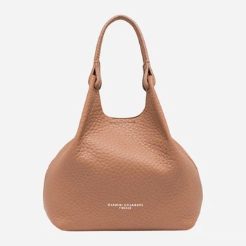 Torebka crossbody damska ze skóry naturalnej mała Gianni Chiarini Dua BS 9718 RNGDBL T.U. 5313 Beżowa (800070352670)