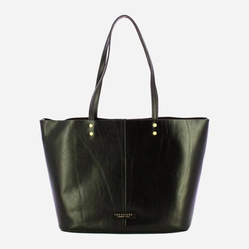 Torebka shopper damska ze skóry naturalnej The Bridge Lisa 042006E7 30 Czarna (800070359577)