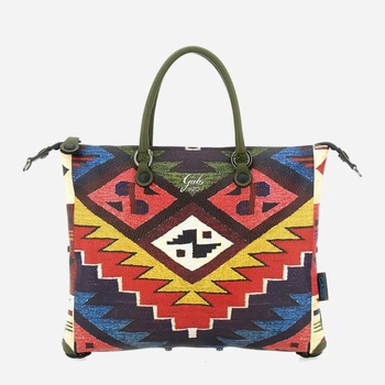 Torebka crossbody damska ze skóry naturalnej duża Gabs G3Plus G000033T2X2361 S0620 Wielobarwna (800070361214)