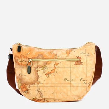 Torebka crossbody damska ze skóry naturalnej duża Alviero Martini LG03S578 0001 Beżowa (800070364490)