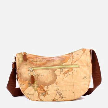 Torebka crossbody damska ze skóry naturalnej duża Alviero Martini LG04S578 0548 Brązowa (800070364493)
