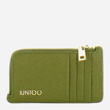 Etui na karty skórzane Iuntoo Dorica 7655 11R Zielone (800070365104)