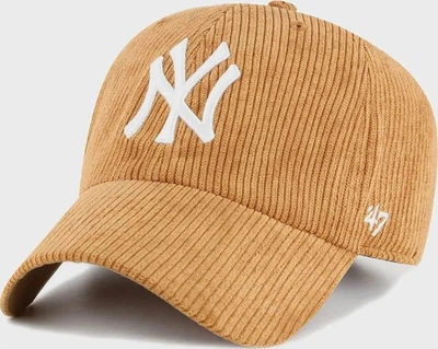 Кепка 47 Brand THICK CORD NEW YORK YANKEES коричневий Уні One Size