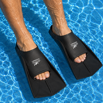 Короткие ласты для бассейна Conquest AquaSprint M (38-40) чорні BF10/B