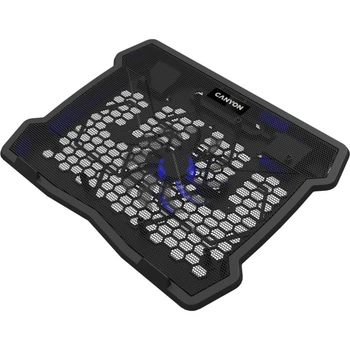 Підставка для ноутбука Canyon 15.6" NS02 1Fan 2USB LED Black (CNE-HNS02)