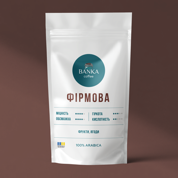 Кава натуральна BANKA coffee Фірмова мелена 1 кг