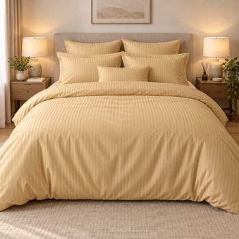 Постельное белье Sonia-Home "Damask" страйп (1см) 200х230, 4 наволочки