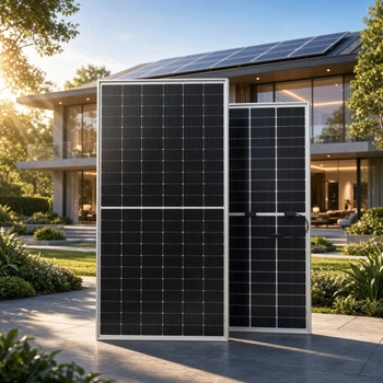 Солнечная монокристаллическая двухсторонняя панель 630 Вт, N-type TOPCon, Bifacial, Double Glass