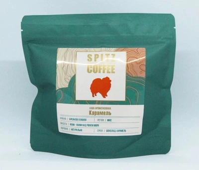 Кофе в зернах SPITZ COFFEE Карамель К-250-КА 250 г