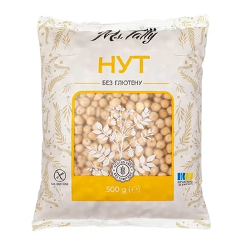 Нут натуральный, без глютена, Ms.Tally, 500 г