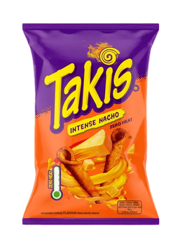 Чипсы кукурузные Takis Intense Nacho с сыром, 100 г