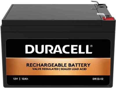 Акумуляторна батарея Duracell | 12V 12Ah | F2 | AGM мультигель (5055190183885)