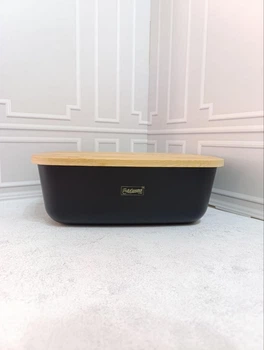Хлебница Maestro MR-1776-Black 34,5х23,5х13см Чорный